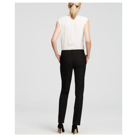 Ann Taylor All-Season Stretch Black Trouser Pants - Picture 2 of 2